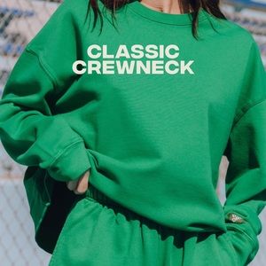 Daily drills kelly green sweat set